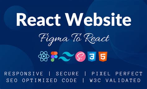 Convert Figma To React Using Tailwind Css By Mrsherifff Fiverr