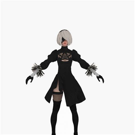 Nier Automata 2b 3d Model Turbosquid 1711315