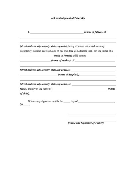 Idaho Acknowledgement Of Paternity Form Fill Out Sign Online Dochub