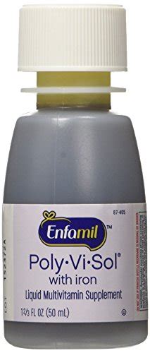 Enfamil Poly Vi Sol Multivitamin Supplement Drops With Iron For Infants