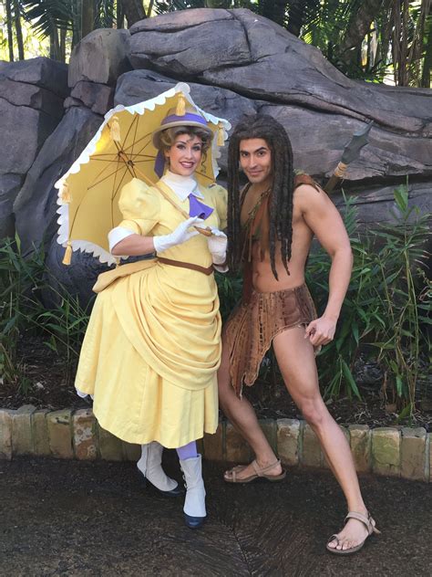 Jane And Tarzan Disney Dresses Cute Couple Halloween Costumes