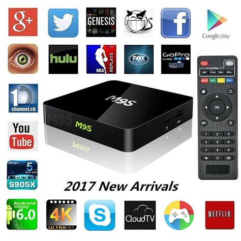 M9s Kodi Tv Box 10pcs Android60 S905x Quad Core 1g8g Smart Mini Pc