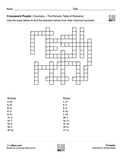 Tell which element is located in the following groups and periods. Free Printable Word Fill In Puzzles Pdf | Free Printables ...