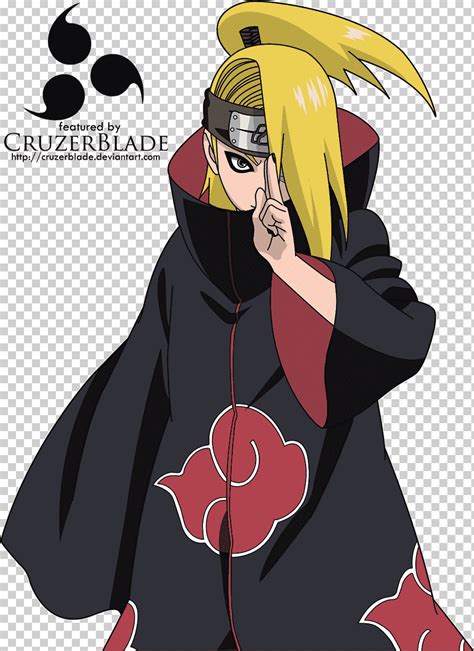 Personaje De Pelo Rubio De Naruto Con Ilustración De Túnica De Nube