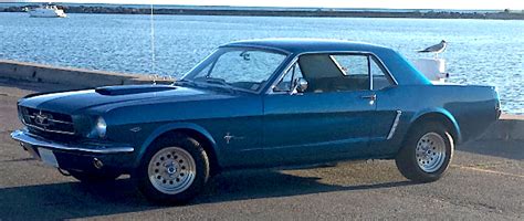 Blue 1964 Ford Mustang Hardtop Photo Detail