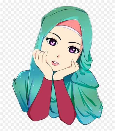 Anime Girl Hijab Clipart 5517942 Pinclipart Images And Photos Finder