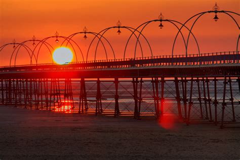 Southport Pier Sunset Three Shot Hdr Canon 50d Canon 70 20 Flickr