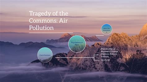 Tragedy Of The Commons Air Pollution By Aaliyah Moore On Prezi Next