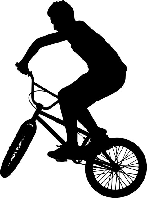 Bmx Bike Bicycle Silhouette Bmx Png Download 560754 Free
