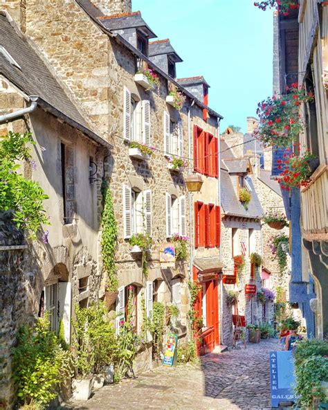 Medieval Town Of Dinan France Brittany Northern France Solosophie