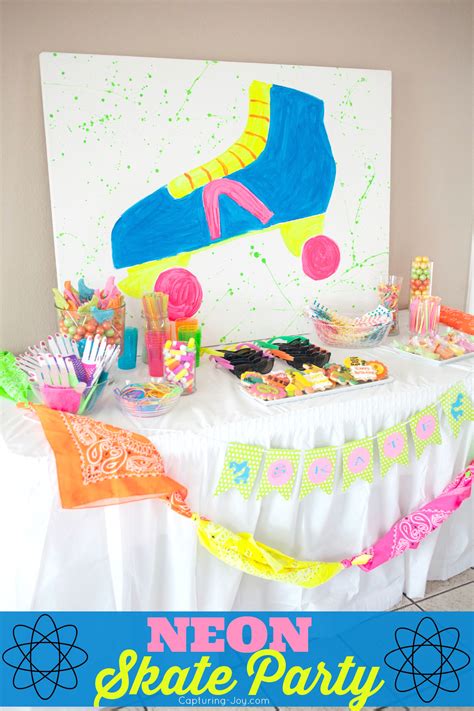 Neon Skate Birthday Party