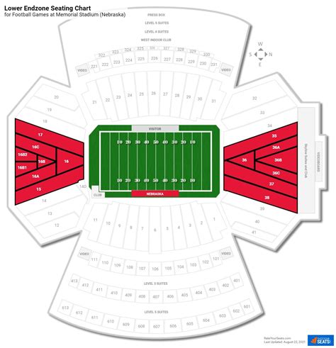 Husker Stadium Seating Map