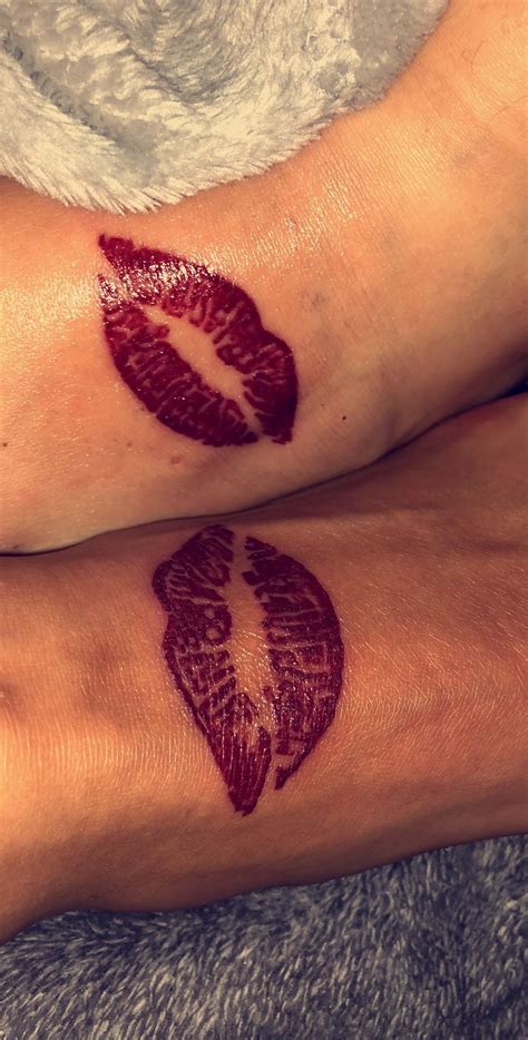 Lips Tattoo Ideas Kisses Kiss Lip Tattoos Foot Tattoos Tattoos And