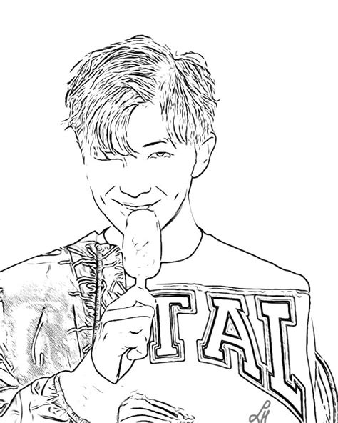 Kpop Coloring Page Nct Coloring Home