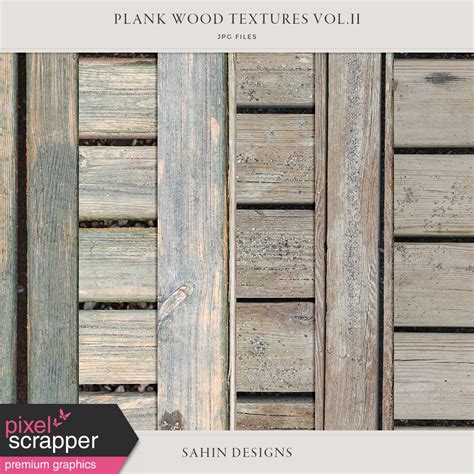 Plank Wood Textures Volii By Elif Şahin Graphics Kit