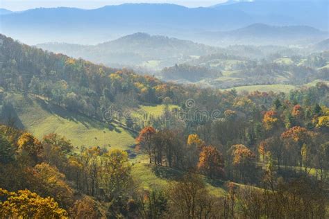 Autumn In The Hills Of North Carolina Stock Photo Image Of Hill