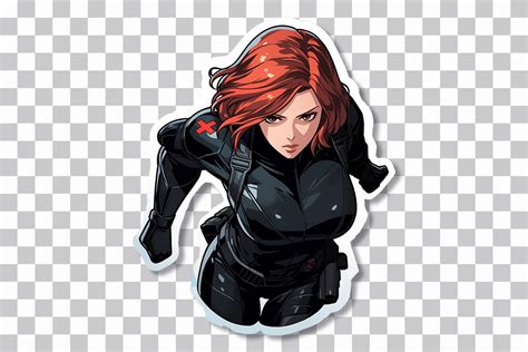 Free Marvel Black Widow Comics Sticker Download Marvel Sticker
