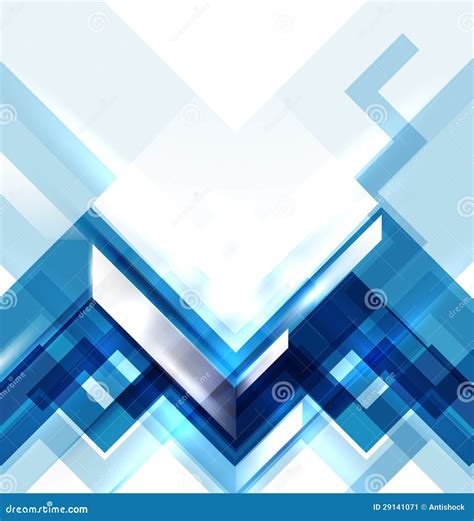 Blue Modern Geometric Abstract Background Stock Image Image 29141071
