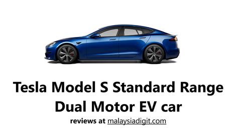Tesla Model S Standard Range Dual Motor Ev Car Malaysia Digit 1001