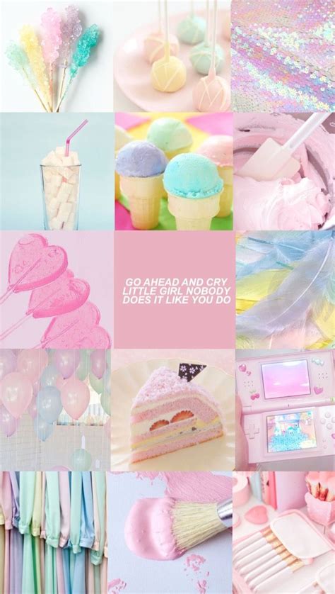 Pastel Collage Wallpapers Top Free Pastel Collage Backgrounds
