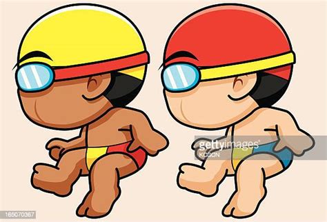 Kids Swimming Pool Clip Art High Res Illustrations Getty Images