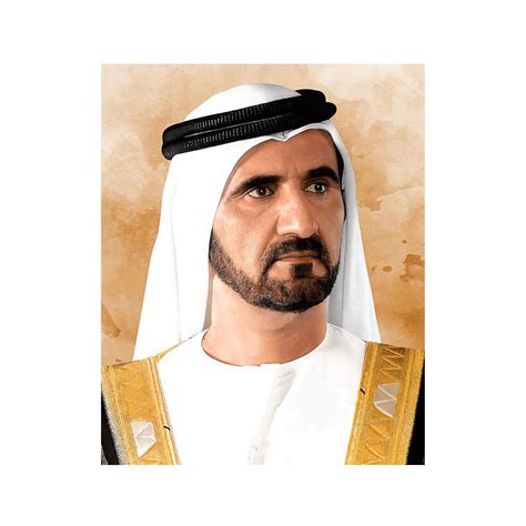 Official Portrait Of His Highness Sheikh Mohammed Bin Rashid Al Maktoum