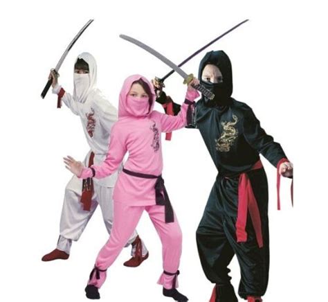 Kids Ninja Costumes Fancy Dress For Book Week Boys Girls Martial Arts