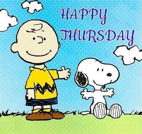 Pin By Martha Urias On Happy Thursday Happy Thursday Snoopy Snoopy