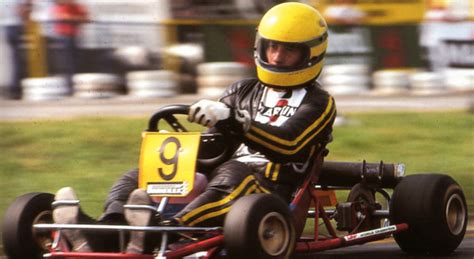 Un Giovanissimo Ayrton Senna Durante Una Gara Di Kart