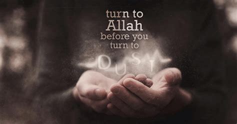 ~turn To Allah Before You Turn To Dust~ English Design Dakwah