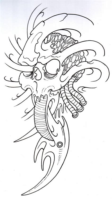 Biooutline4 By Vikingtattoo On Deviantart In 2021 Tattoo Stencil