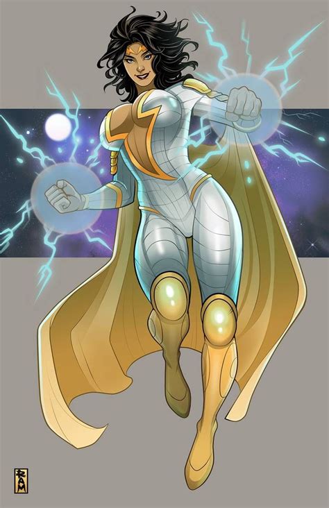 Thunder Woman By Ramartwork On Deviantart Power Girl Cosplay Artist Women