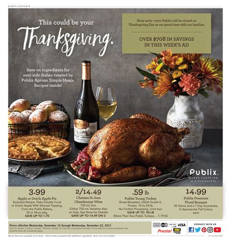 This nostalgic christmas publix ad reminds us to savor the magic of family recipes and holiday traditions, as that's what our kids will remember the most. The 30 Best Ideas for Publix Thanksgiving Dinners 2019 ...