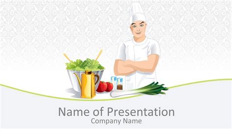 Male Chef Powerpoint Template