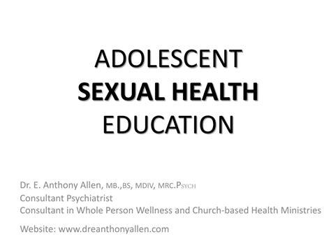 Ppt Adolescent Sexual Health Education Powerpoint Presentation Free