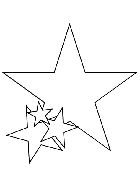 Large Star Coloring Page Coloring Pages
