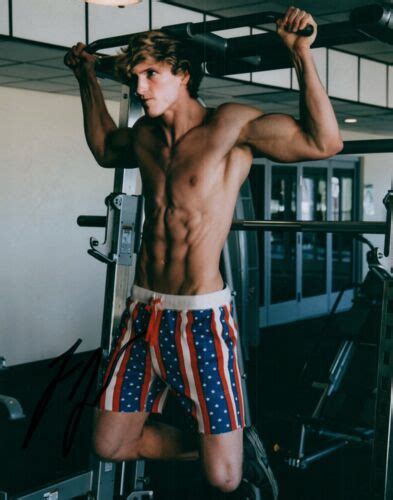 Logan Paul You Tube Vine Star Shirtless Signed 8x10 Photo Autographed