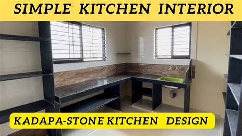 Kitchen Design Idea With Kadapa Stone Kadapa Shelf Kitchen Rack