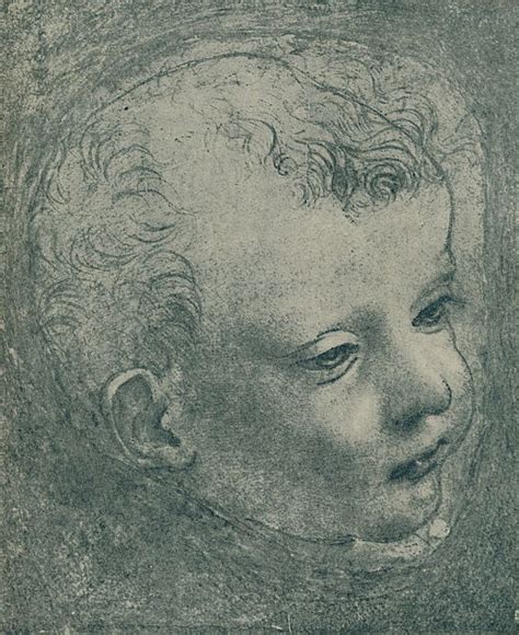 Study Of A Childs Head 1482 1483 1932 By Leonardo Da Vinci