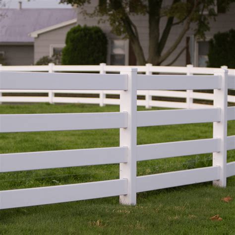 Vinyl fence, sometimes referred to as pvc fence, while a part of the fencing landscape for well over a quarter century, can still be considered vinyl fence is virtually maintenance free and comes in a wide variety of styles, colors, textures and finishes making it the perfect fence alternative to the standard. Low-Maintenance 4 Rail Vinyl Fence - Superior Plastic Products