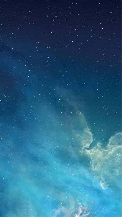 Blue Sky Iphone Stars Wallpaper Live Wallpaper Hd Ios 7 Wallpaper