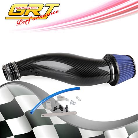 Grt New Arrived 100 Real Carbon Fiber Racing Auto Car Cold Air Intakes