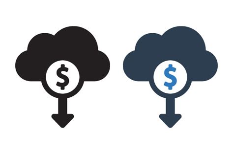Cloud Earning Icon Money Downlead Icon Graphic By Anwar016bd