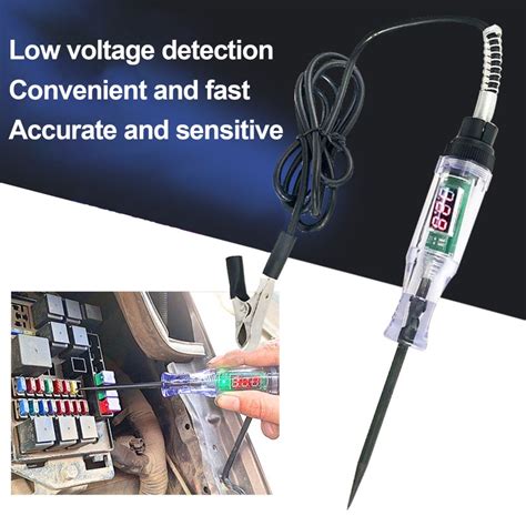 Ujian Paparan Digital Kereta Dc Car Truck Voltage Circuit Tester 6v12v