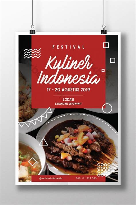 Contoh Poster Makanan Nusantara Contoh Desain Poster Keren Dan Images