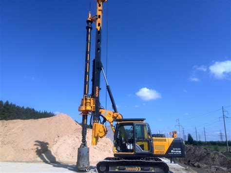Drilling 28 M Foundation Piling Rig Machine Min Auger Drill Machine