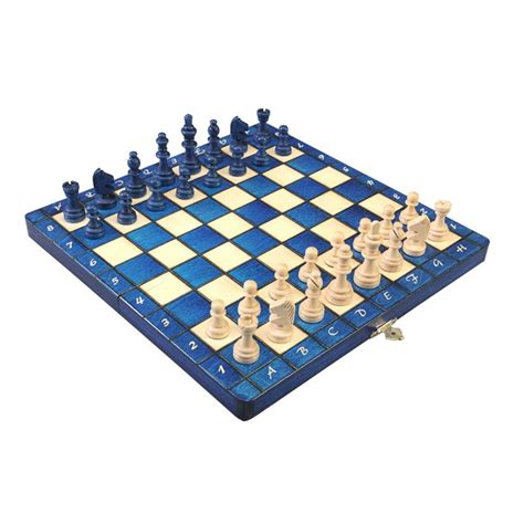 The Blue Magnetic Chess Set