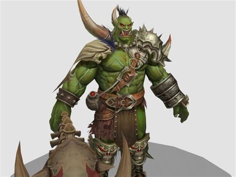 3d Orcs Game Ready Cgtrader
