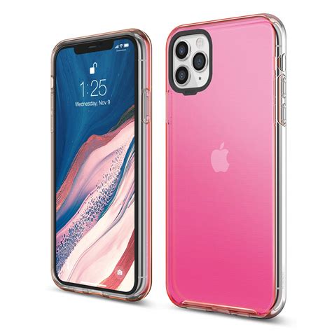 Hybrid Case For Iphone 11 Pro Max Neon Pink Elago Slg Design