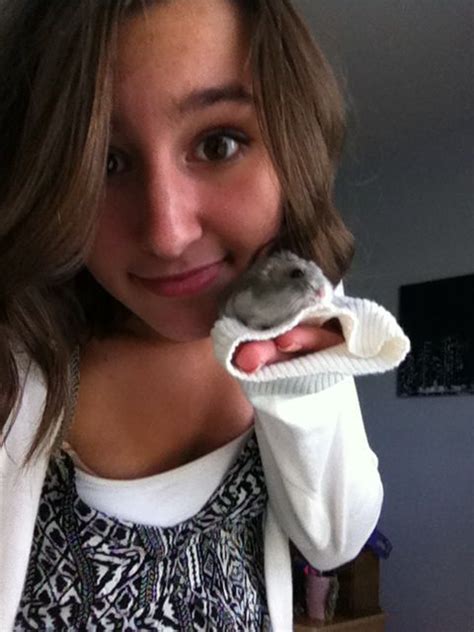 My Selfie With My Hamster Hamster Selfie